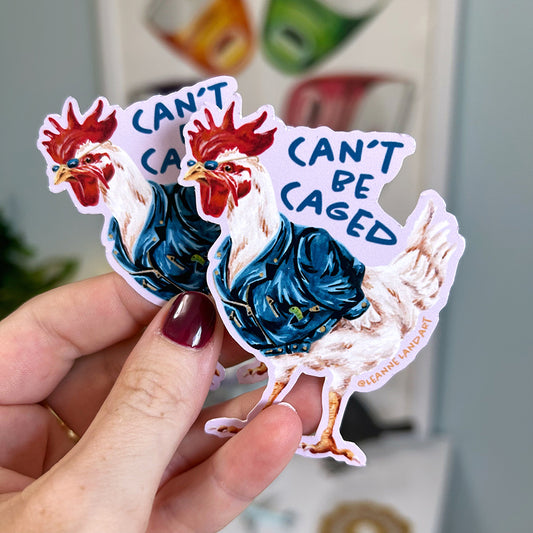 Can't Be Caged Chicken ✩ STICKER SET