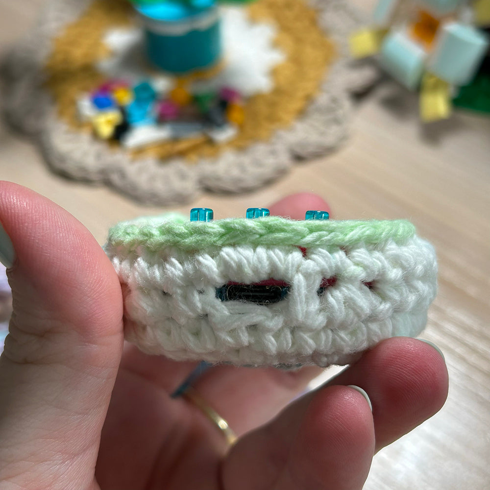 Tamagotchi Uni CASE ✩ Calico White Teal Green