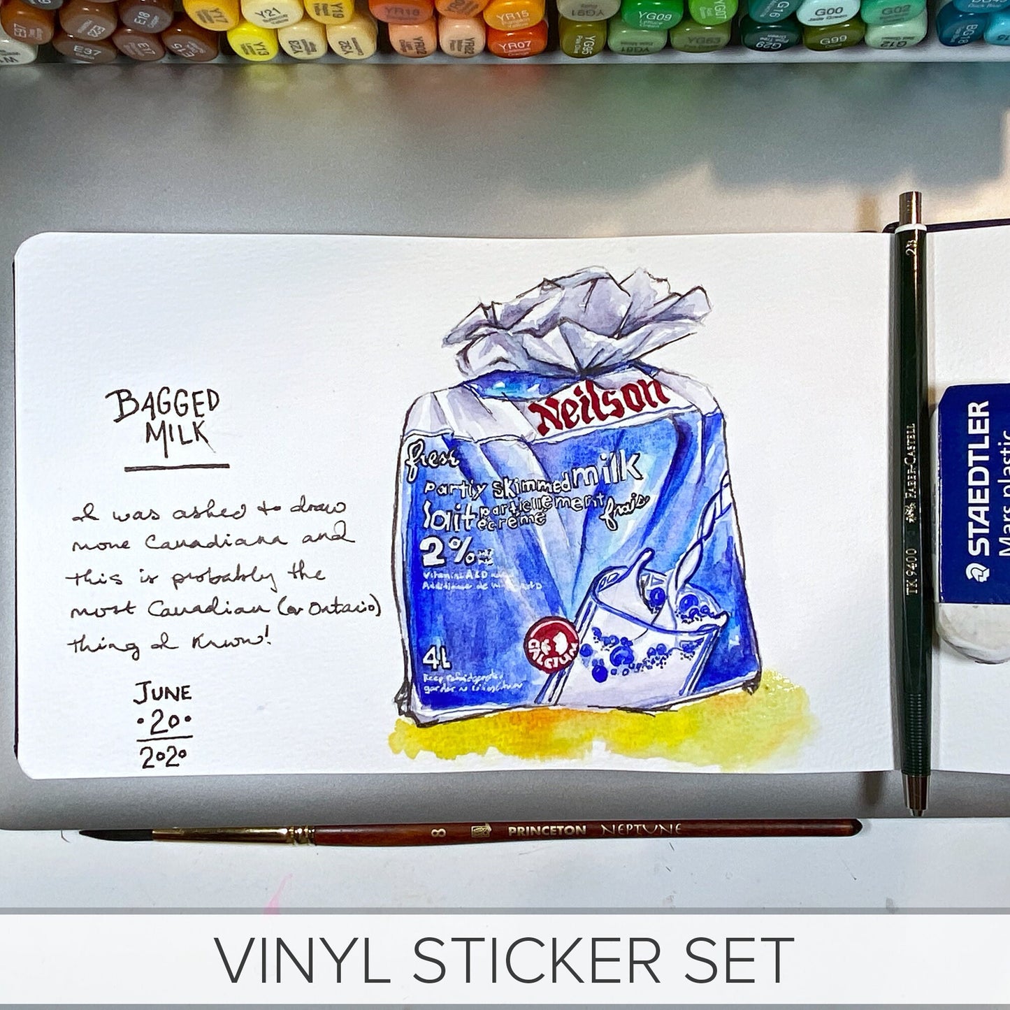 BAGGED MILK ✩ Sticker Set
