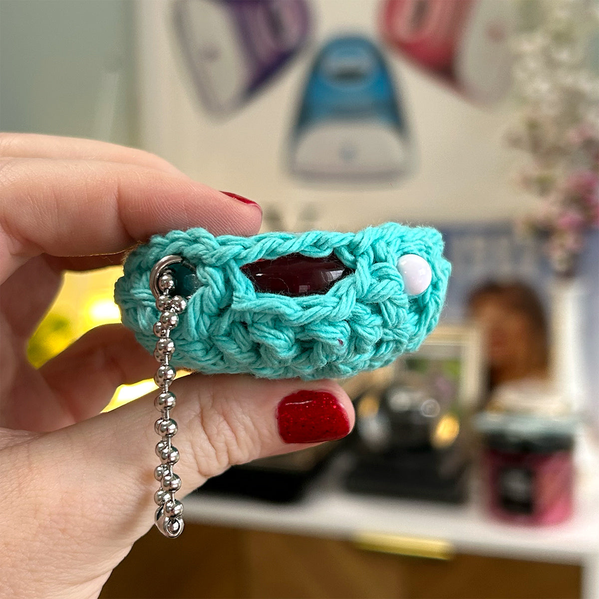 Tamagotchi Connection CASE ✩ Blue Soda