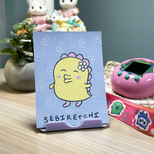 Printable Tamagotchi Art – Sebiretchi Painting • 3x4” Digital Download