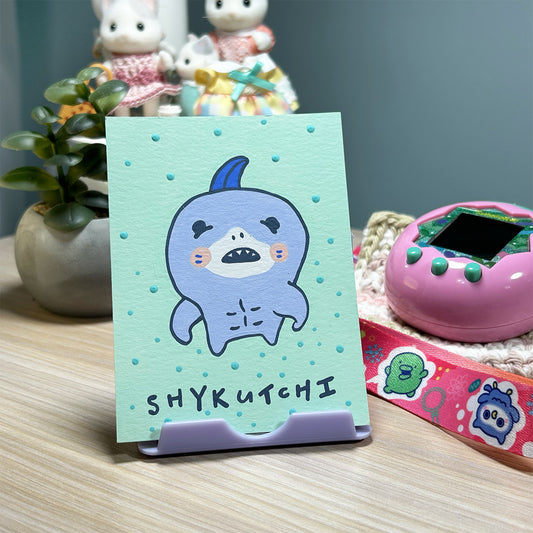 Printable Tamagotchi Art – Shykutchi Painting • 3x4” Digital Download