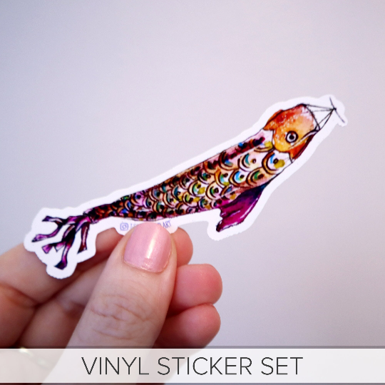 JAPAN STICKER BUNDLE ✩ Large Vinyl Stickers