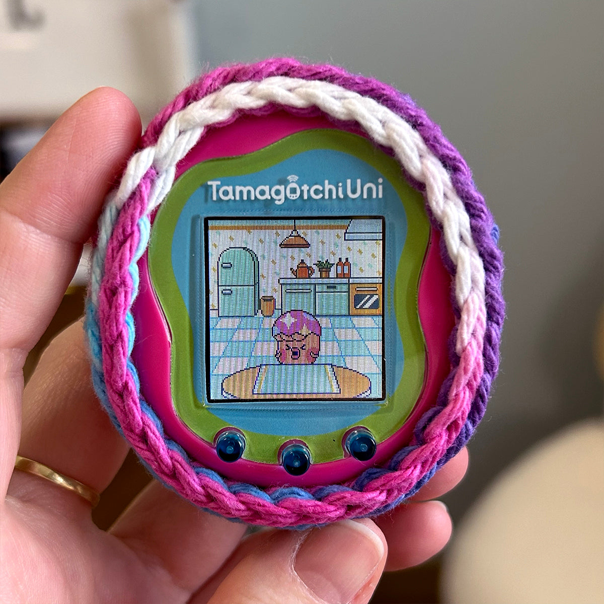Tamagotchi Uni CASE ✩ Pink Multi Colour