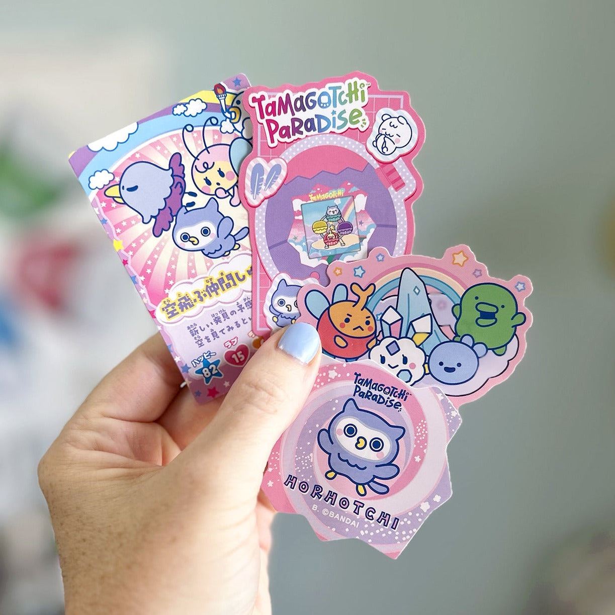 Tamagotchi Paradise Japan STICKER Pack - Pack 3 ✩ Official Collectible