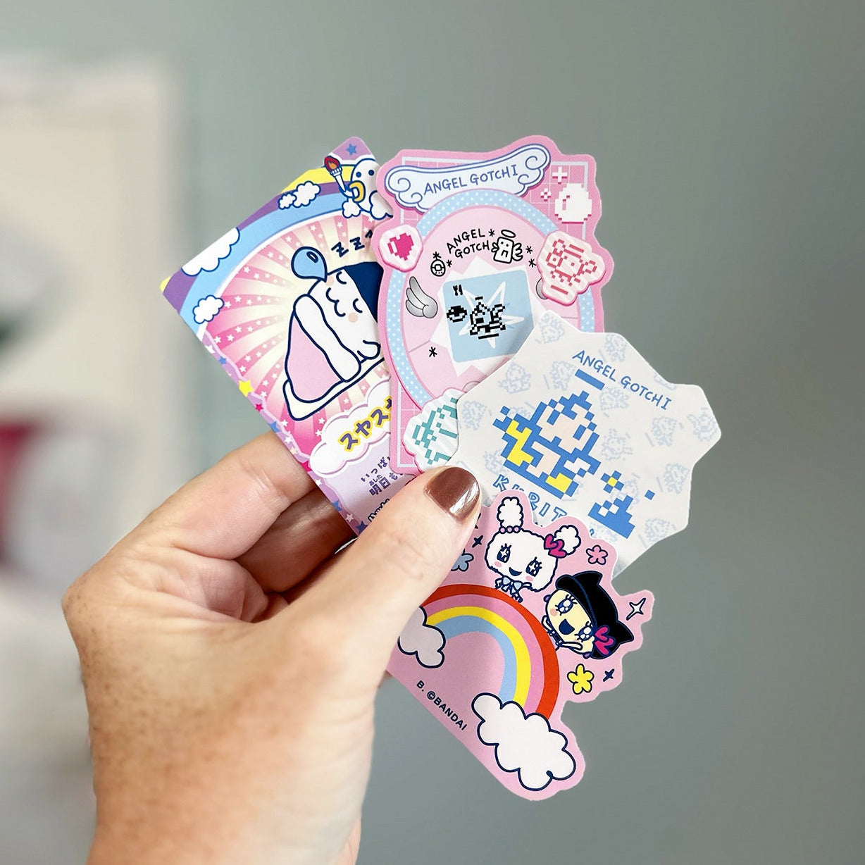Tamagotchi Angelgotchi Japan STICKER Pack - Pack 4 ✩ Official Collectible