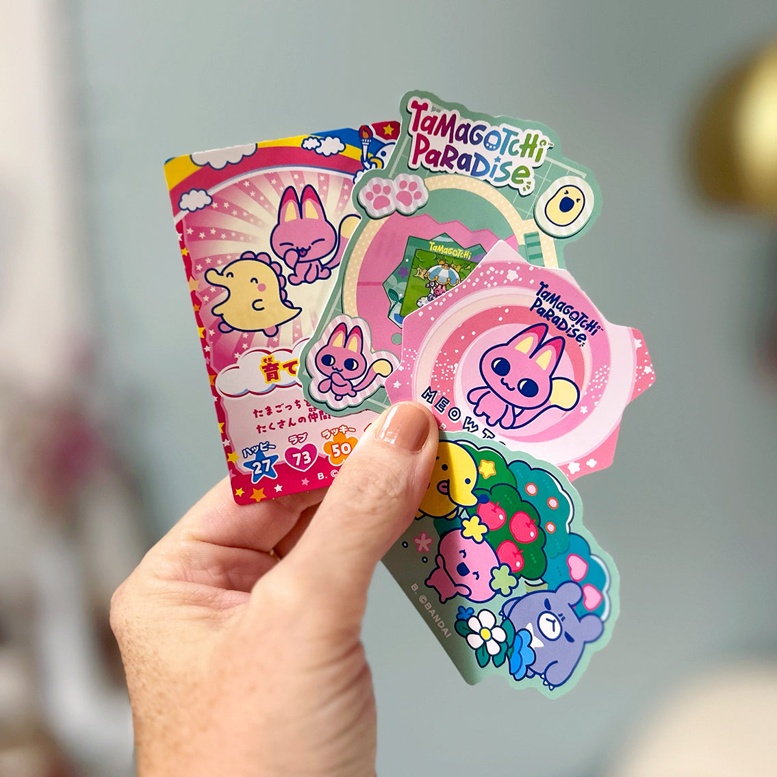 Tamagotchi Angelgotchi Japan STICKER Pack - Pack 5 ✩ Official Collectible