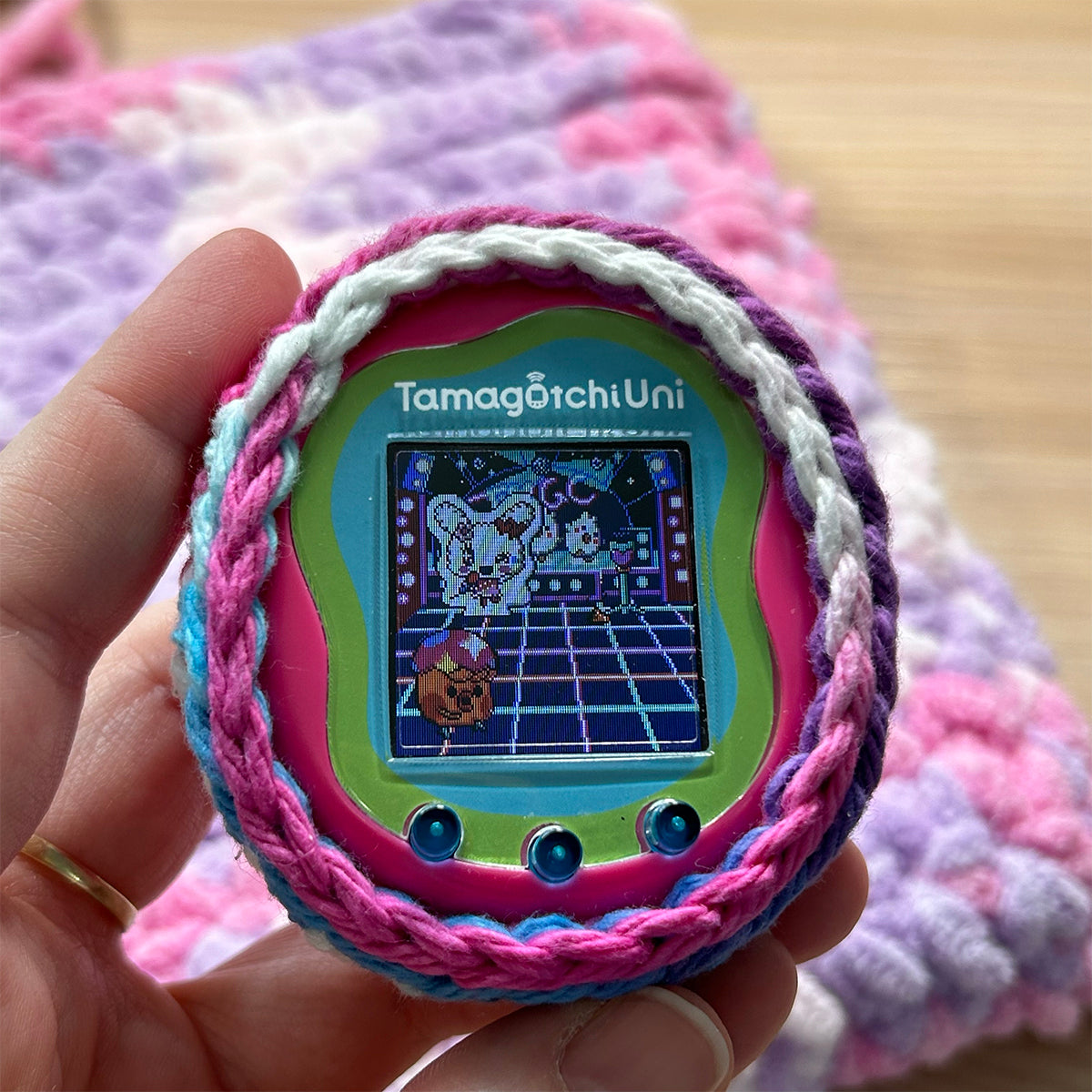 Tamagotchi Uni CASE ✩ Pink Multi Colour