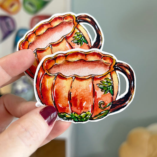 Fall Pumpkin Mug ✩ Sticker Set