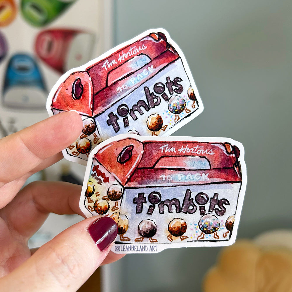 Timbits Tim Hortons STICKER SET - Large Vinyl Stickers