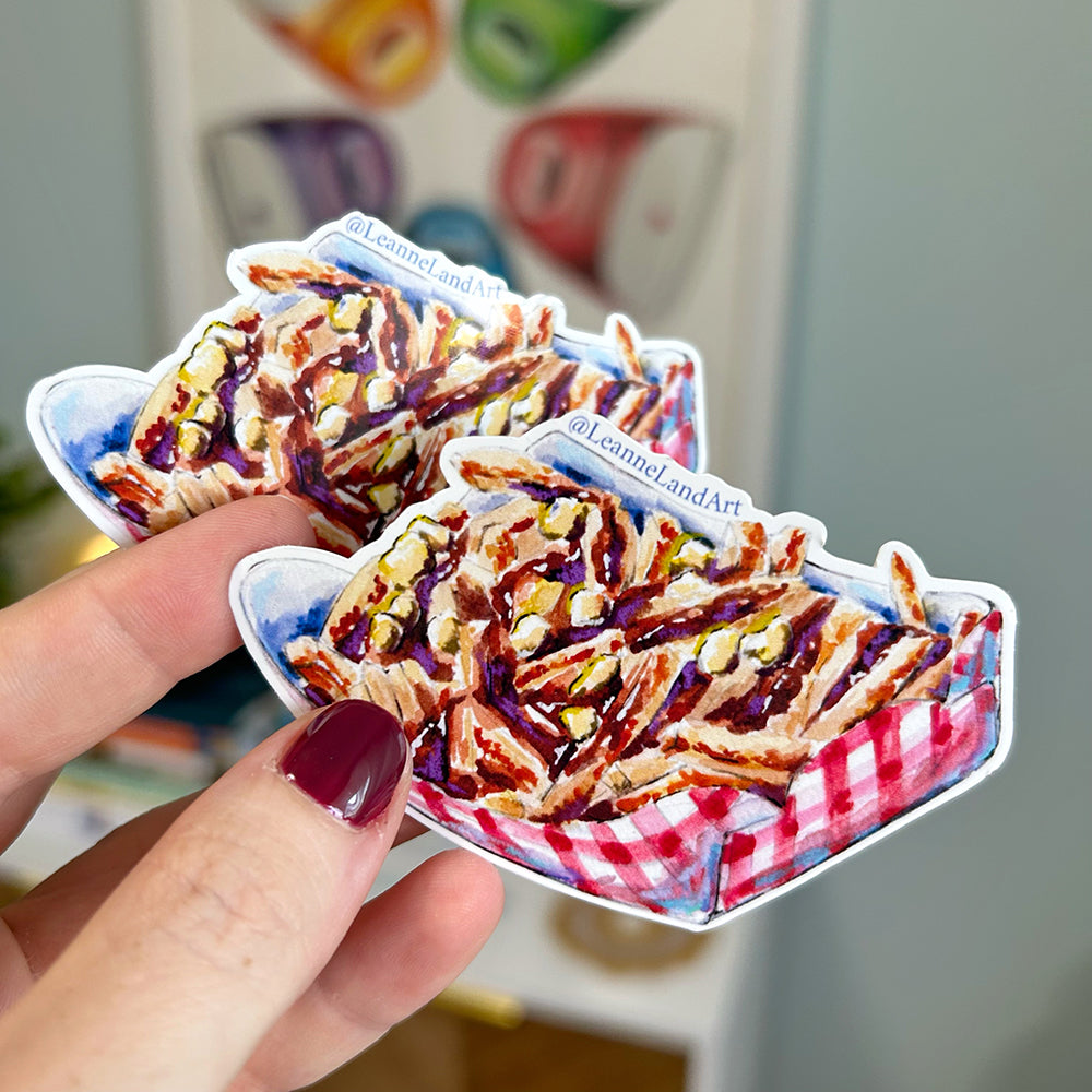 Classic Canadian Poutine ✩ Sticker Set