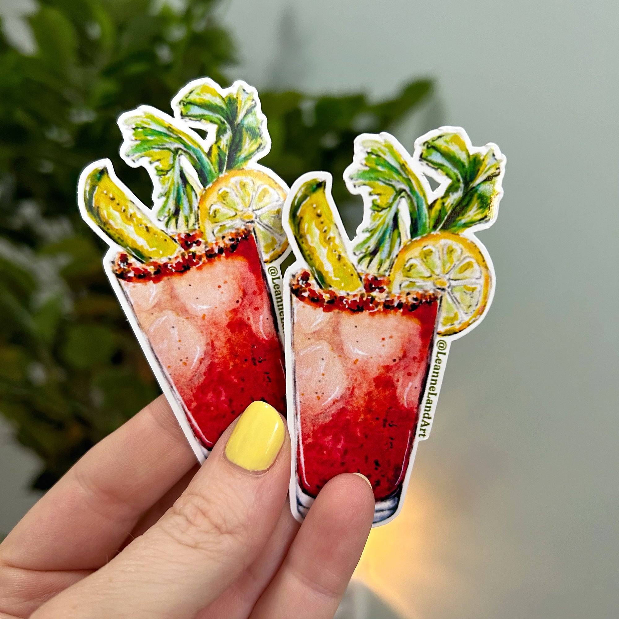 Caesar Sticker π¨π¦ Canadian CAESAR Drink Sticker Set β LeanneLandArt