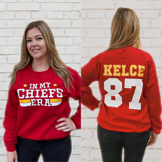 Taylor Swift Inspired ✩ Chiefs Era Crewneck Shirt