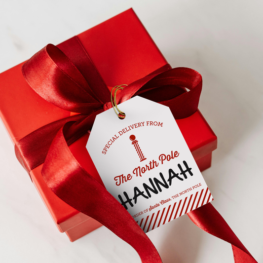🎅🏼 Printable SANTA Gift Tags - PDF Instant Download