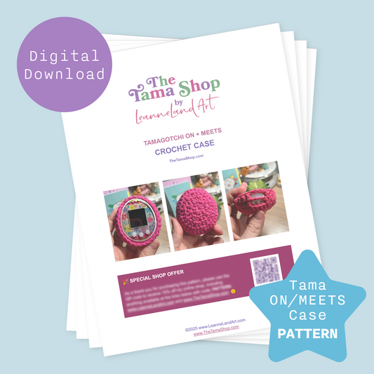 Tamagotchi ON/MEETS Case ✩ Crochet Pattern