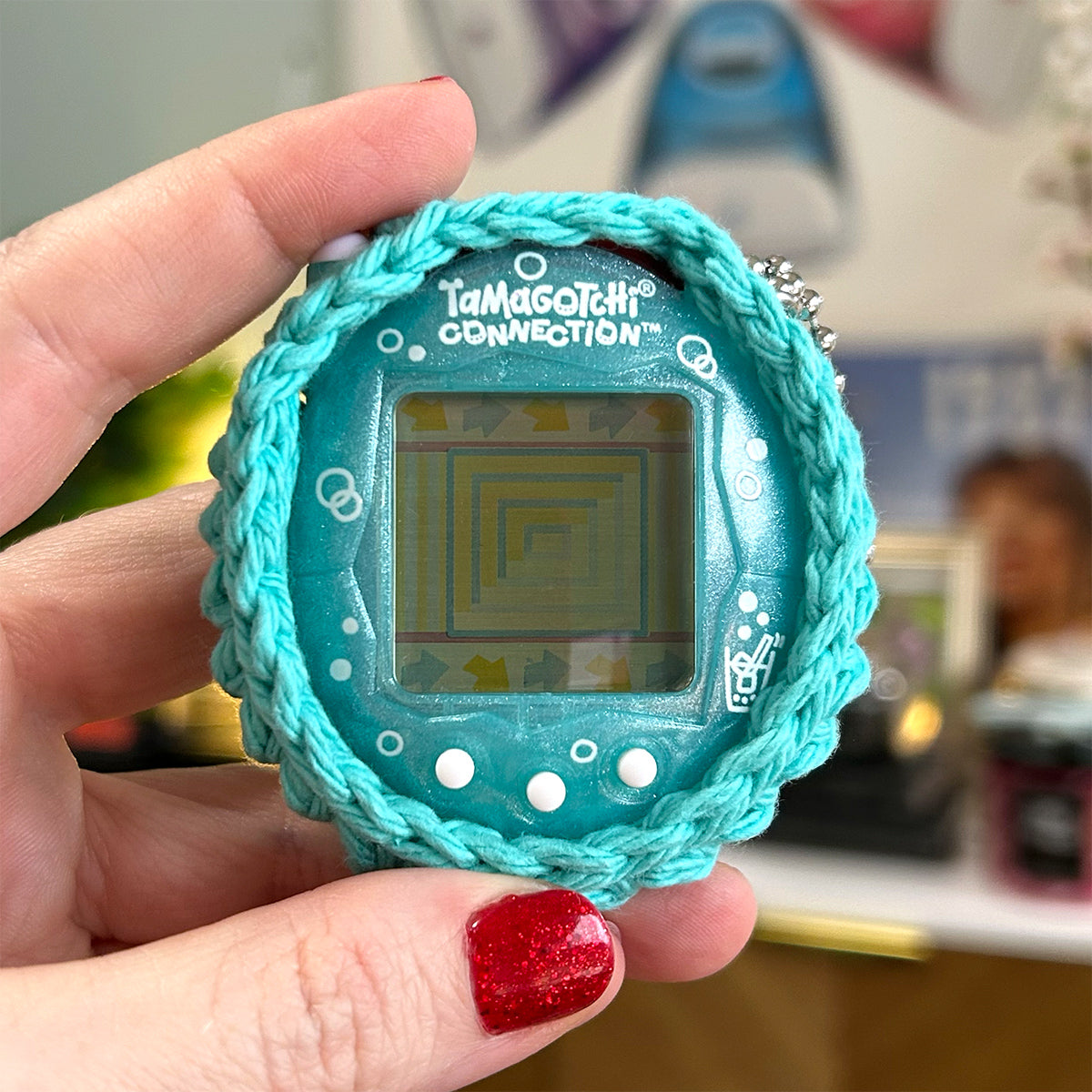 Tamagotchi Connection CASE ✩ Blue Soda