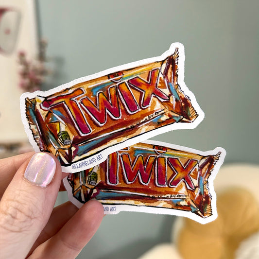 TWIX CANDY BAR ✩ Sticker Set