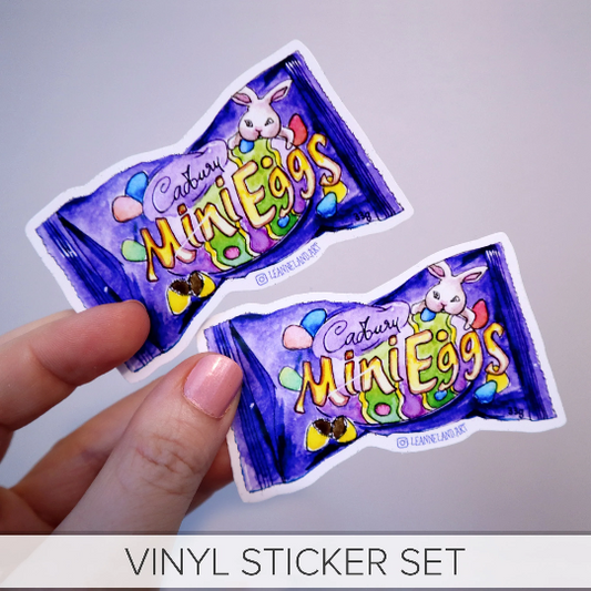 Mini Eggs STICKER SET - Large Vinyl Stickers